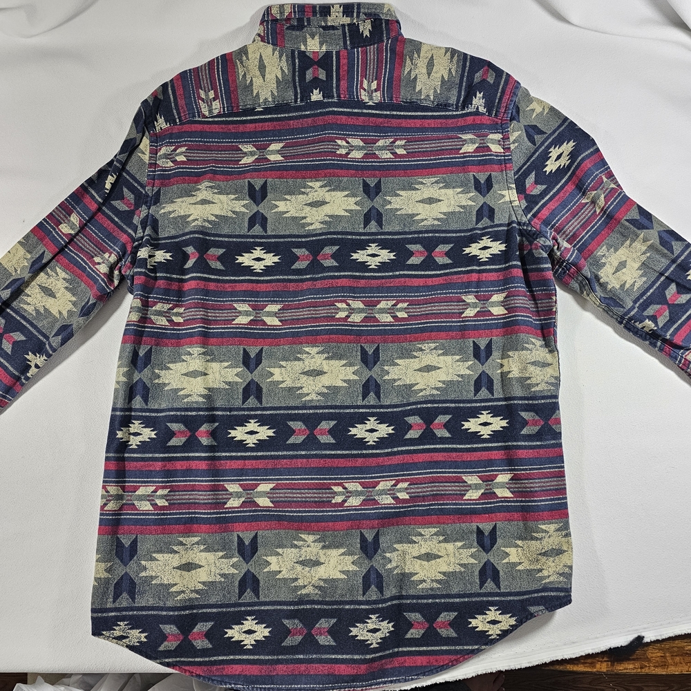 Patterned Button-Up Shirt - image 10
